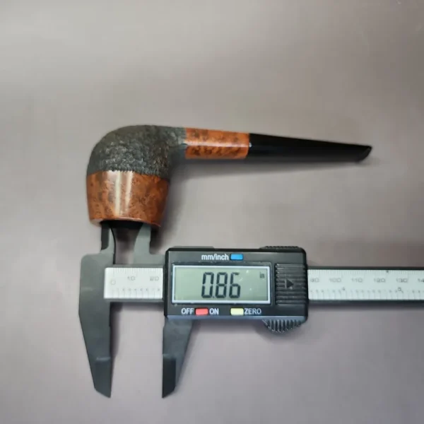 WO Larsen Rustic Panel Shank Billiard Estate Briar Pipe, Danish Estates - Image 9