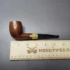 Pre-Kaywoodie KBB Blue Line Bakelite w/ Gold Smooth Billiard Estate Briar Pipe, Unsmoked - Image 10