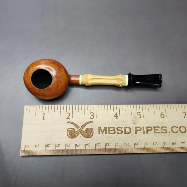 Ichi Kitahara 2012  Smooth Prince w/ Bamboo Estate Briar Pipe, Japanese Estates - Image 10