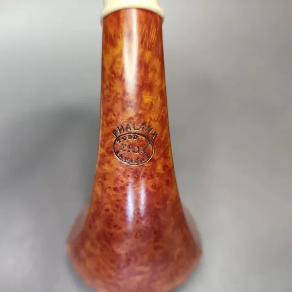 Todd Johnson Phalanx Smooth Horn w/ Bakelite Estate Briar Pipe, Unsmoked - Image 10