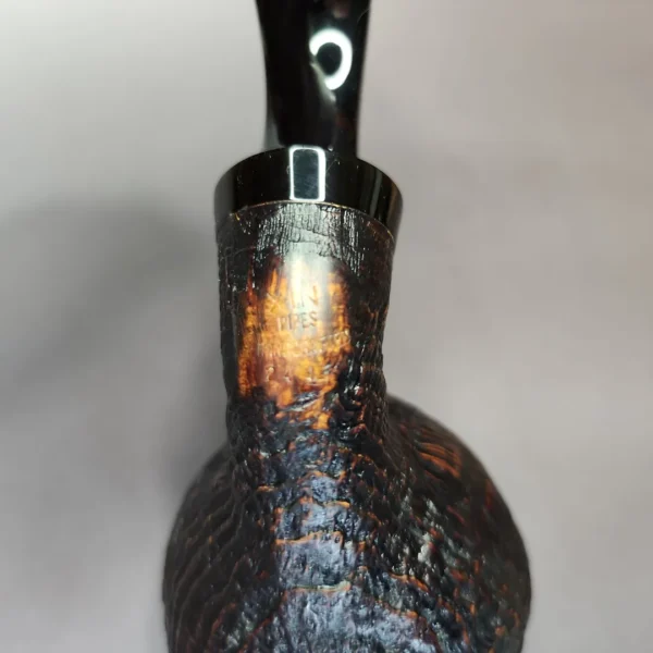 Xin Li Sandblasted Strawberry Handmade Briar Pipe, New - Image 10