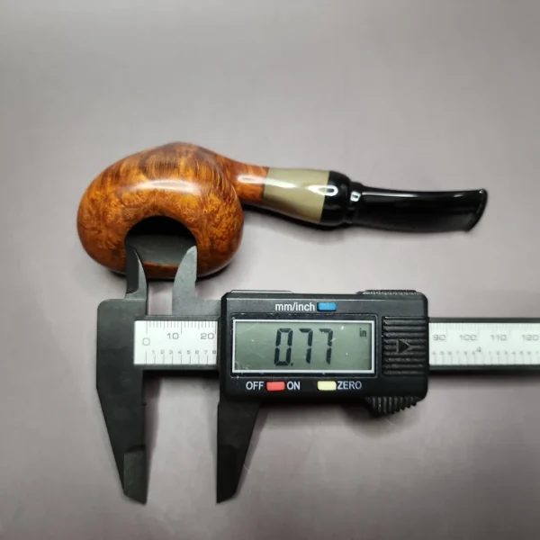 Bennie Joe Smooth Strawberry Handmade Briar Pipe, New - Image 10