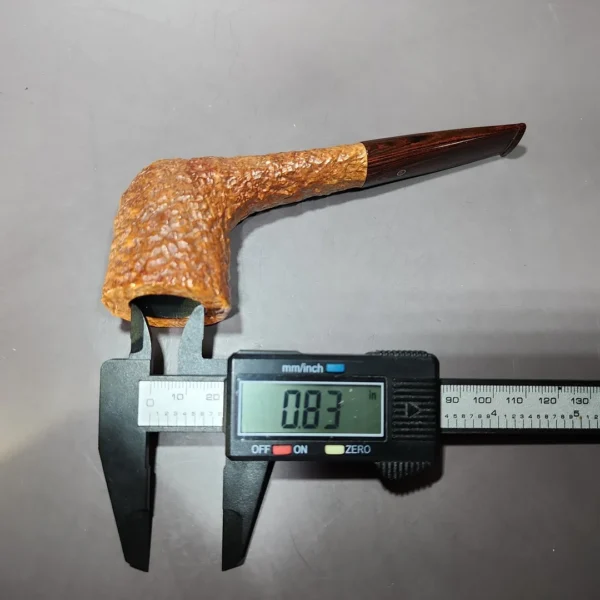 Ashton 1991 Old Church XXX Sandblasted Zulu Estate Briar Pipe, English Estates - Image 10