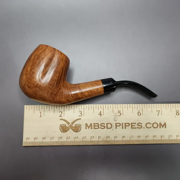 Willmer Straight Grain AAA Freehand Billiard Estate Briar Pipe, English Estates - Image 10