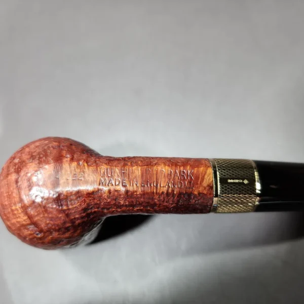 Dunhill 1977 Red Bark 41032 w/ 9ct Gold Band Estate Briar Pipe, English Estates - Image 10