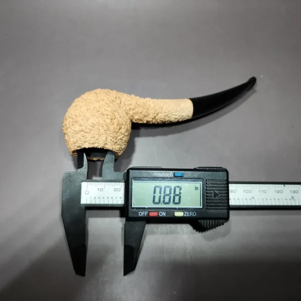 Pipe Tristan Natural Granite Hawkbill Handmade Briar Pipe, New - Image 10
