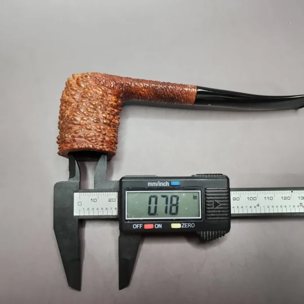 Savinelli Capri Root Briar 810 Rusticated Billiard Estate Briar Pipe, Italian Estates - Image 10
