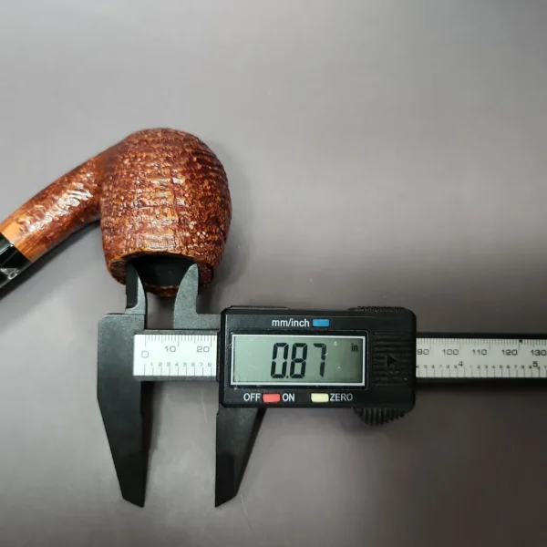 Viprati Sandblasted Bent Billiard Estate Briar Pipe, Italian Estates - Image 10
