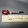 Ichi Kitahara 2012 Smooth Tomato w/ Bamboo Estate Briar Pipe, Unsmoked - Image 10