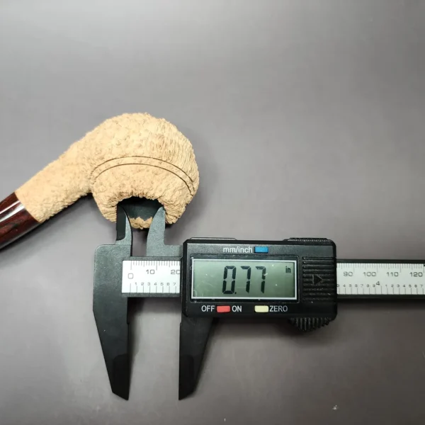 Pipe Tristan Granite Natural Bullmoose Handmade Briar Pipe, New - Image 10