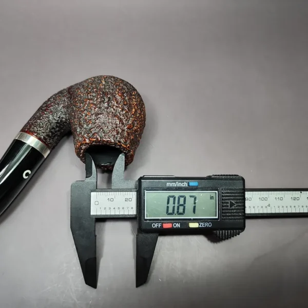 Il Ceppo Rusticated Cauldron Estate Briar Pipe, Italian Estates - Image 10