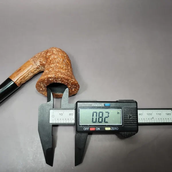Ed Burak Connoisseur Rusticated Calabash Estate Briar Pipe, American Estates - Image 10