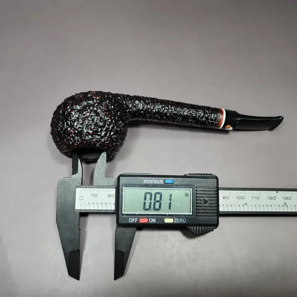 Cavicchi C Rusticated Tomato Estate Briar Pipe, Italian Estates - Image 10