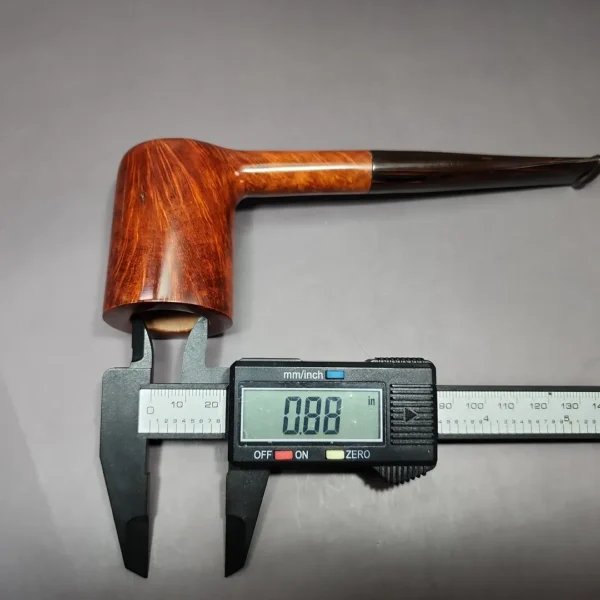 Dave Neeb Large Smooth Stack Dublin Handmade Briar Pipe, New - Image 10
