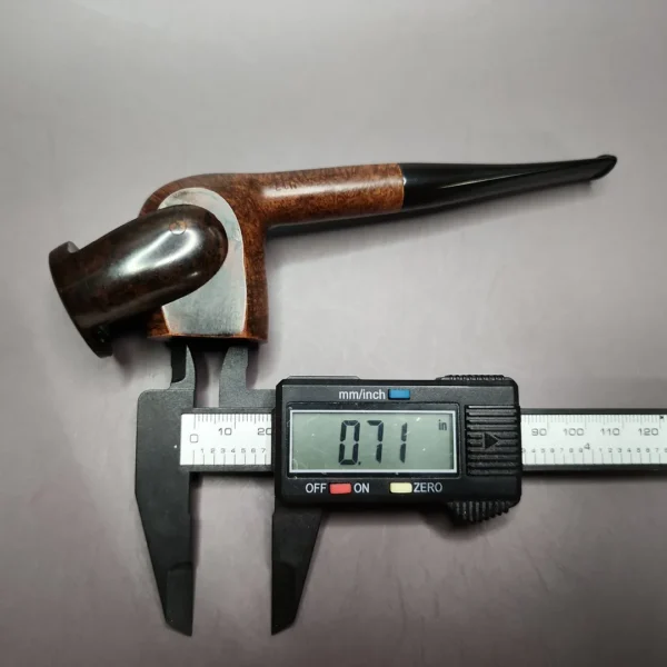 Orlik Hurricane Pipe H17 Smooth Estate Briar Pipe, Unsmoked - Image 10