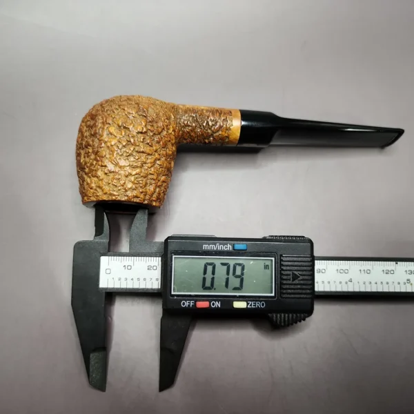 Jacono Knight Rusticated Apple Estate Briar Pipe, Italian Estates - Image 10