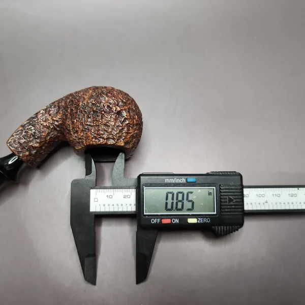 Sean Reum "Chipblast" Rusticated Apple Estate Briar Pipe, American Estates - Image 10