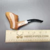 Viprati 4 Clover Smooth Freehand Sitter Estate Briar Pipe, Italian Estates - Image 10