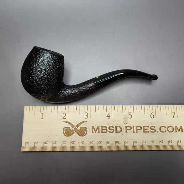 Bentley by Former Sandblasted Bent Egg Estate Briar Pipe, Unsmoked - Image 10