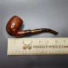 Dave Neeb Smooth Bent Billiard Handmade Briar Pipe, New - Image 10