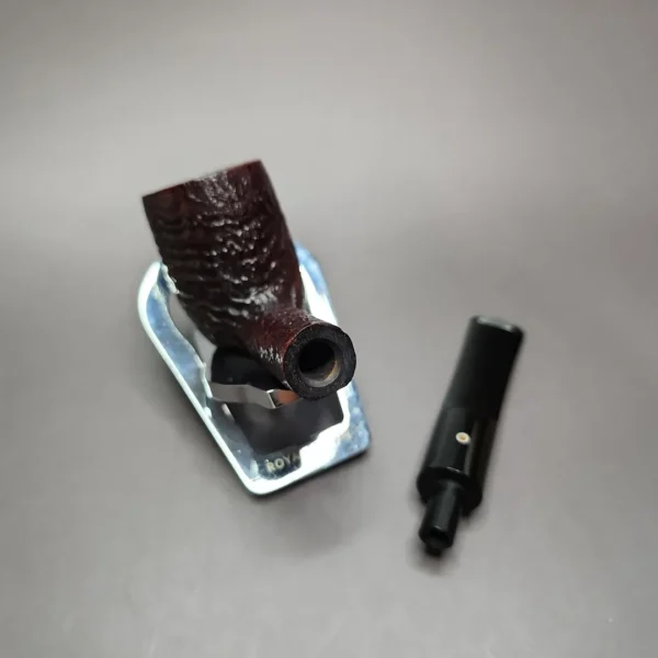 Ashton 1989 Pebble Grain XX Sandblasted Billiard Estate Briar Pipe, English Estates - Image 10
