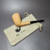 Pipe Tristan Natural Sandblasted Stack Dublin Handmade Briar Pipe, New - Image 11