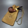 Jared Coles Sandblasted Drunken Brandy Handmade Briar Pipe, New - Image 11