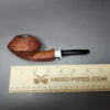 Pipe Tristan Sandblasted Bulldog w/ Durat Handmade Briar Pipe, New - Image 11