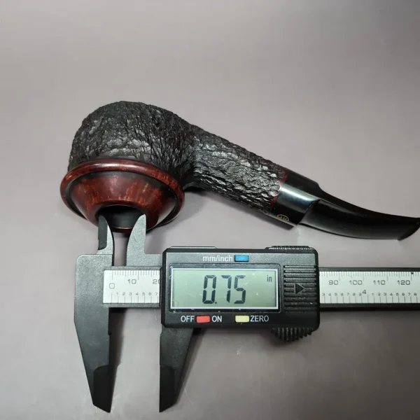 James Upshall Rusticated Countryman Estate Briar Pipe, Unsmoked - Image 11