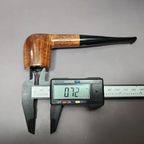 James Upshall B Grade Smooth Billiard Estate Briar Pipe, Unsmoked - Image 11
