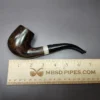 Barling Admiral Ye Olde Wood Bent Billiard Estate Briar Pipe, Unsmoked, 9mm - Image 11