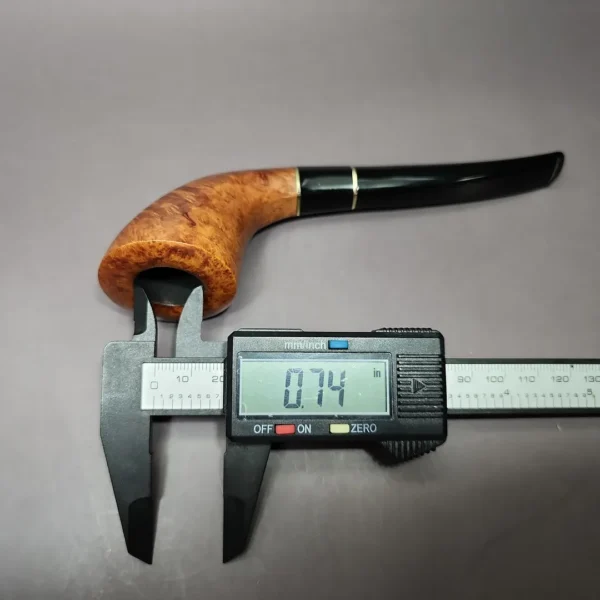 Stanwell Diamond 213 Smooth Facet Horn Estate Briar Pipe, Danish Estates - Image 11