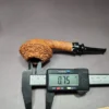 Pipe Tristan Sandblasted Squat Rhodesian Handmade Briar Pipe, New - Image 11