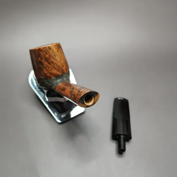 WO Larsen Partially Rusticated Lumberman Estate Briar Pipe, Danish Estates - Image 11