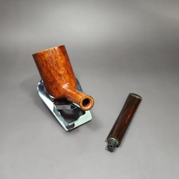 Dave Neeb Large Smooth Stack Dublin Handmade Briar Pipe, New - Image 11