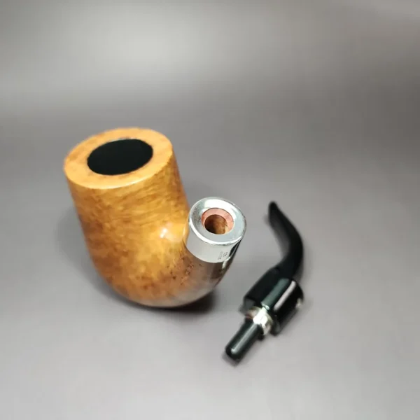 Viprati Extra 4 Clover XL Smooth Oom Paul Estate Briar Pipe, Italian Estates - Image 11