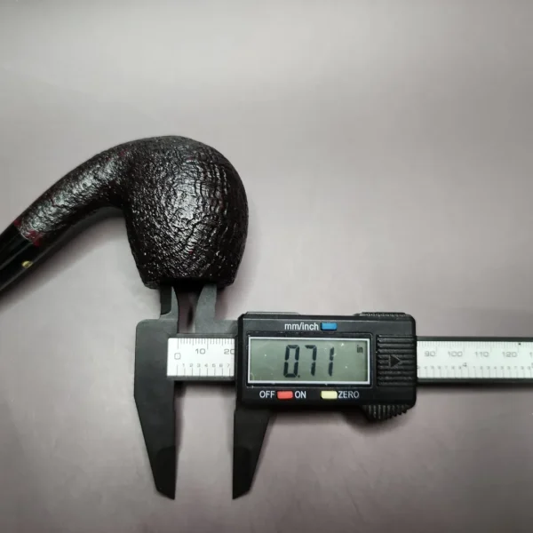 Bentley by Former Sandblasted Bent Egg Estate Briar Pipe, Unsmoked - Image 11