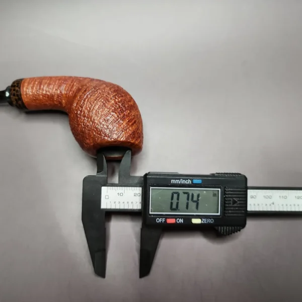 Alexander Tupitsyn Sandblasted Egg Handmade Estate Briar Pipe, Unsmoked - Image 11