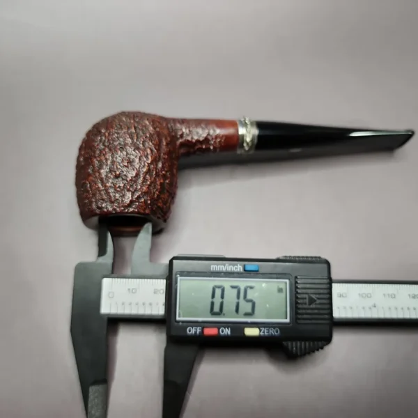 Castello Le Catene Old Antiquari 86/250 Sandblasted Apple Estate Briar Pipe, Unsmoked - Image 11