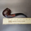 James Upshall Acclaim w/ Bill Taylor Blast Magnum Bent Billiard Estate Briar Pipe, Unsmoked - Image 11