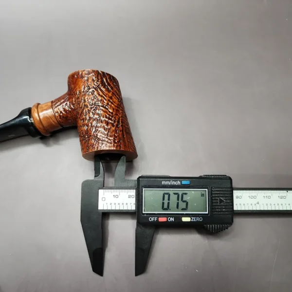 Ser Jacopo Delecta B S2 Sandblasted Poker Estate Briar Pipe, Italian Estates - Image 11