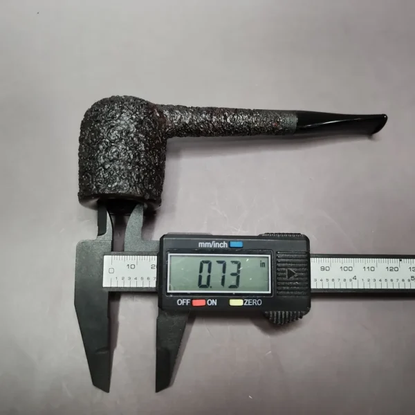 J Mouton Rusticated Liverpool Handmade Briar Pipe, New - Image 11