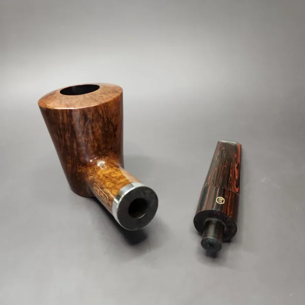James Upshall Old England Magnum Dublin w/ Silver Estate Briar Pipe, Unsmoked - Image 12