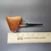 WO Larsen (Sven Knudsen) Straight Grain Gr 5 Smooth Sitter Estate Briar Pipe, Danish Estates - Image 12