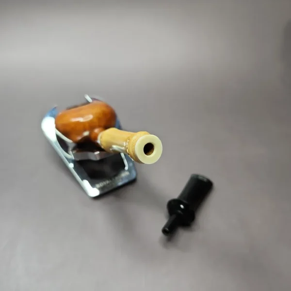 Ichi Kitahara 2012  Smooth Prince w/ Bamboo Estate Briar Pipe, Japanese Estates - Image 12