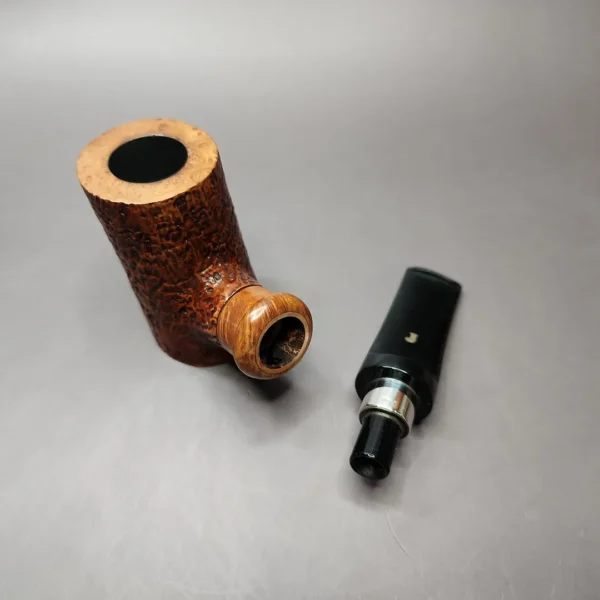 Ser Jacopo Delecta B S2 Sandblasted Poker Estate Briar Pipe, Italian Estates - Image 12