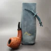 Xin Li Contrast Sandblasted Brandy Handmade Briar Pipe, New - Image 12
