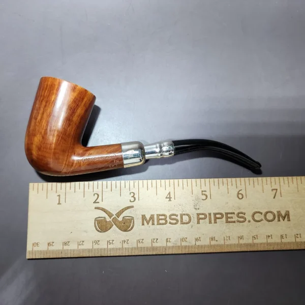 James Upshall P Grade XL Dublin w/ Silver Spigot Estate Briar Pipe, Unsmoked - Image 12