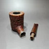 Larry Roush 2006 S2 Sandblasted Poker Estate Briar Pipe, American Estates - Image 10
