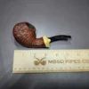 Jared Coles Sandblasted Drunken Brandy Handmade Briar Pipe, New - Image 12